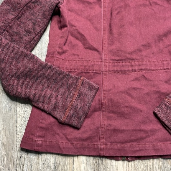 ASHLEY by 26 International Juniors Maroon Wine Hooded Utility Jacket, size small - Picture 10 of 12